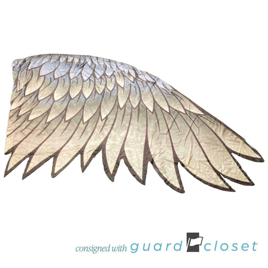 20 shades of brown angel bird wing flags by R&S Marching Arts