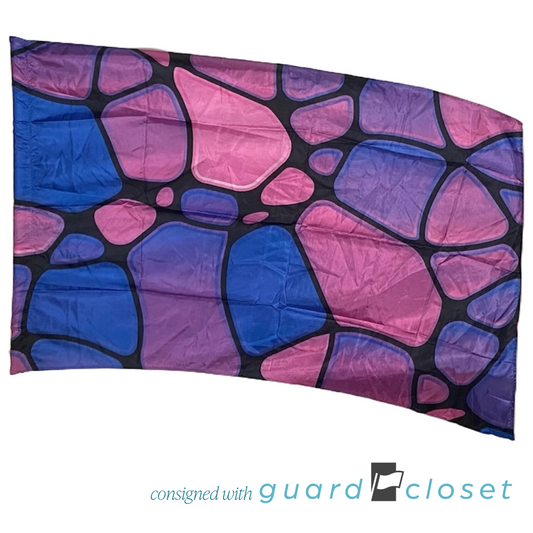 20 Purple Pink Blue Stone Path Bubble Flags by McCormick's