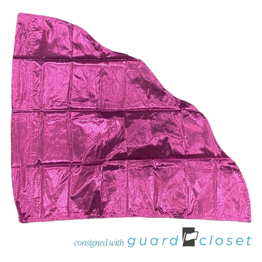 39 solid pink fuchsia angled flags by Style Plus