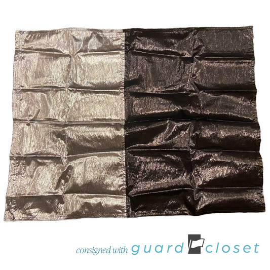 13 black silver colorblock flags