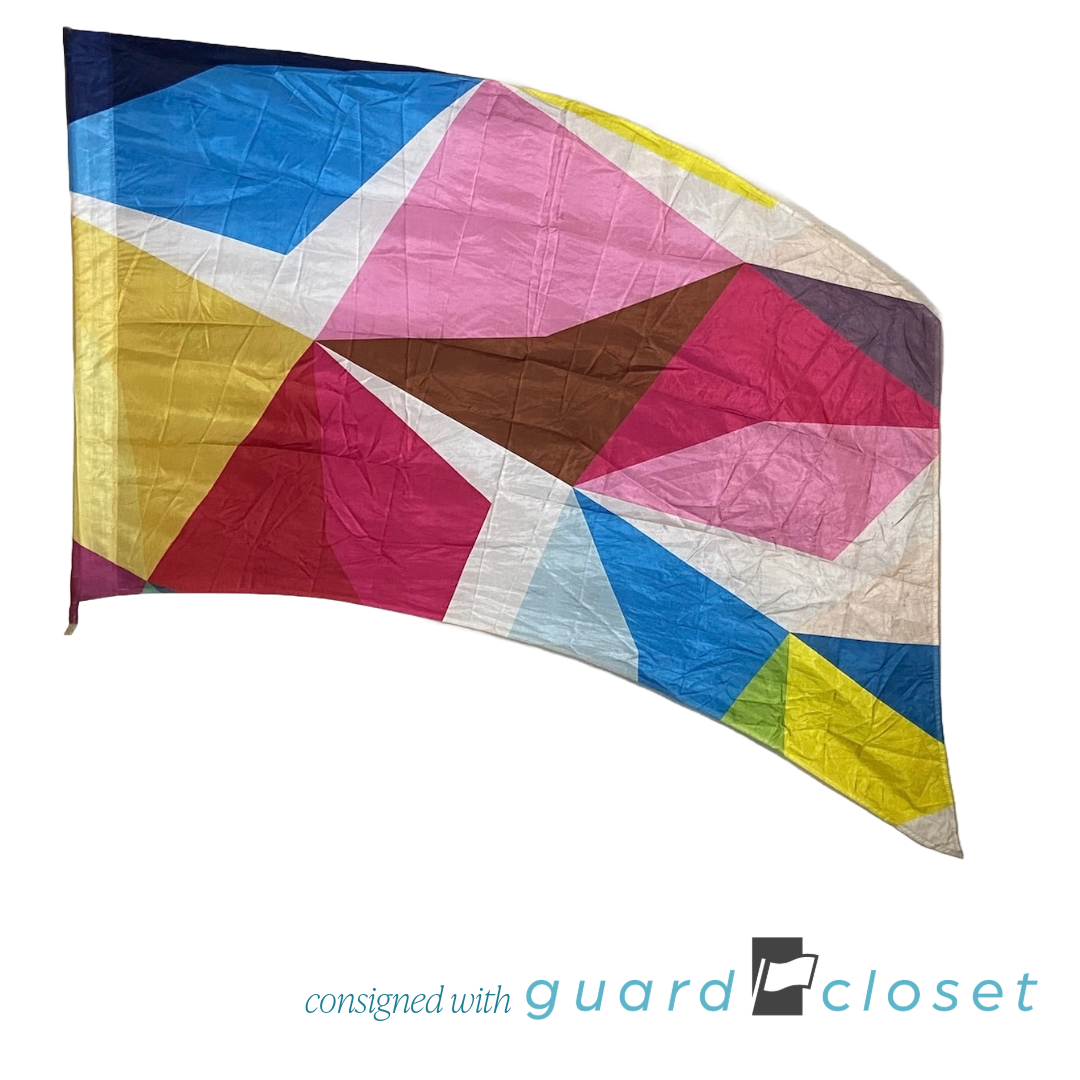 14 Multicolor Prism Geometric Flags
