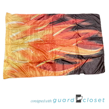 Load image into Gallery viewer, 8 Black Orange Fire Flame Flags by Band Shoppe
