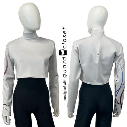 97 White Band tops with Circles by Digital Performance Gear