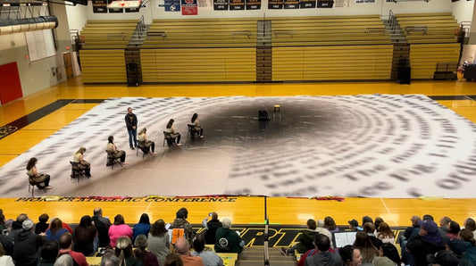 Open Book Muted Text Floor by Field and Floor FX