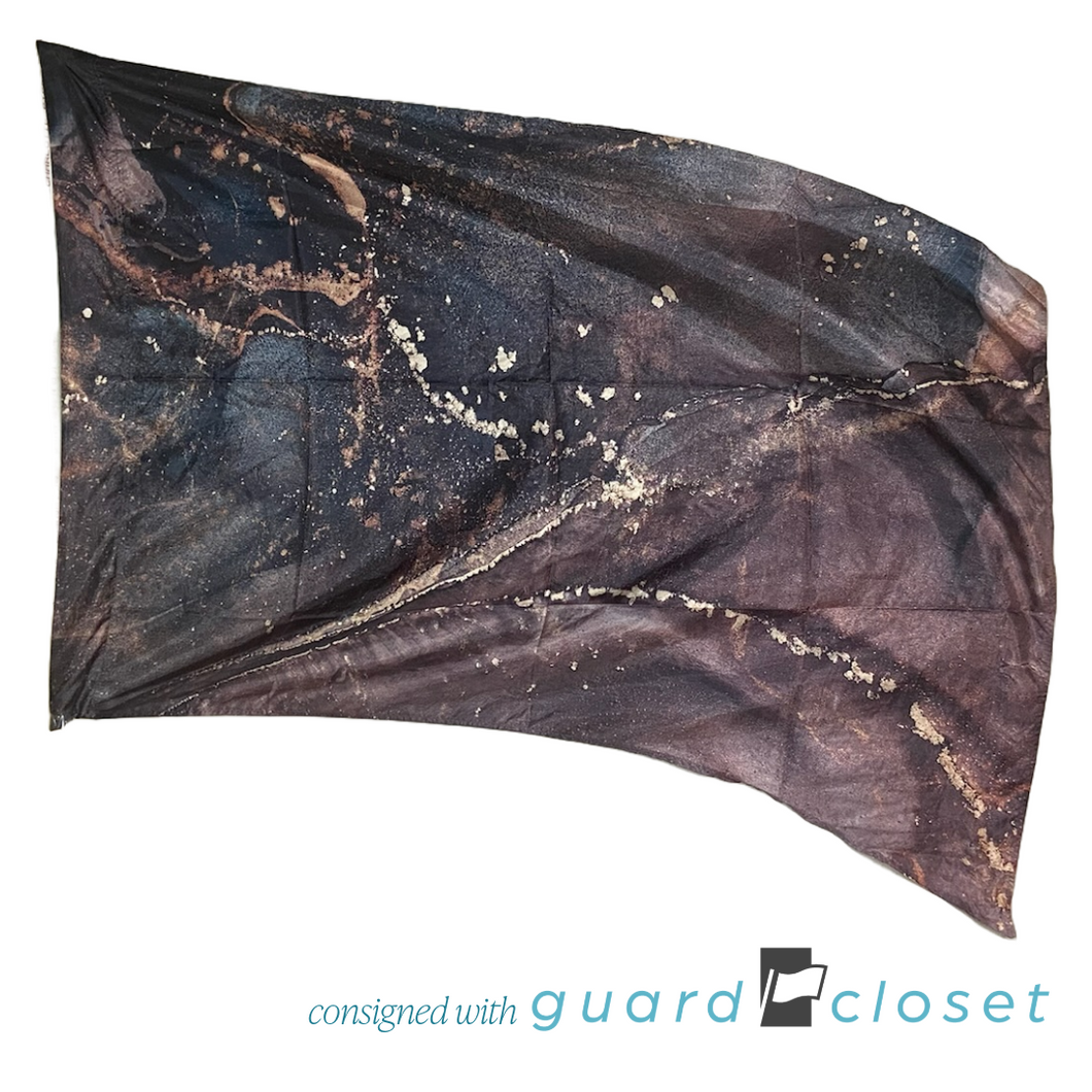 30 Black Marble Flags by Prop Vinyls