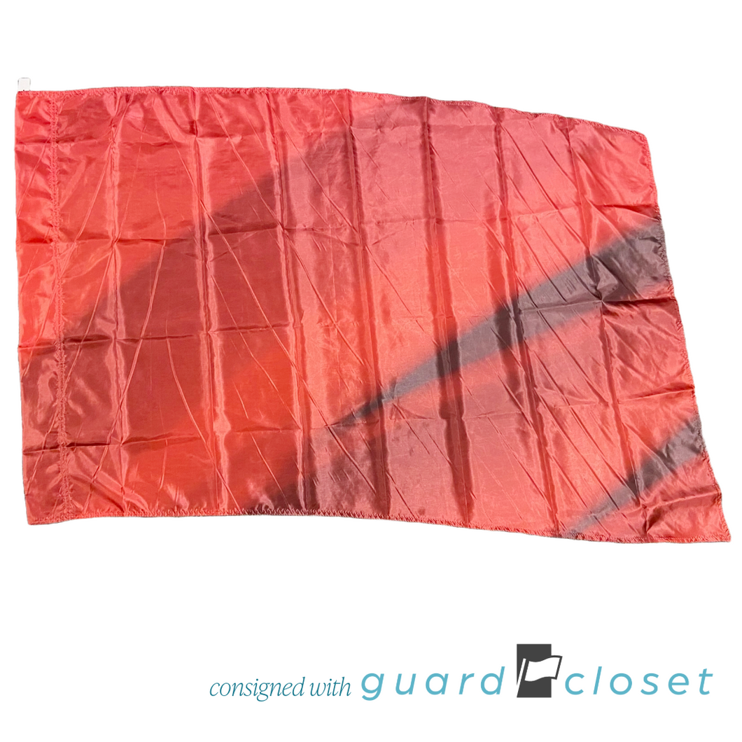 24 red with muted black arc flag by Digital Marching FX