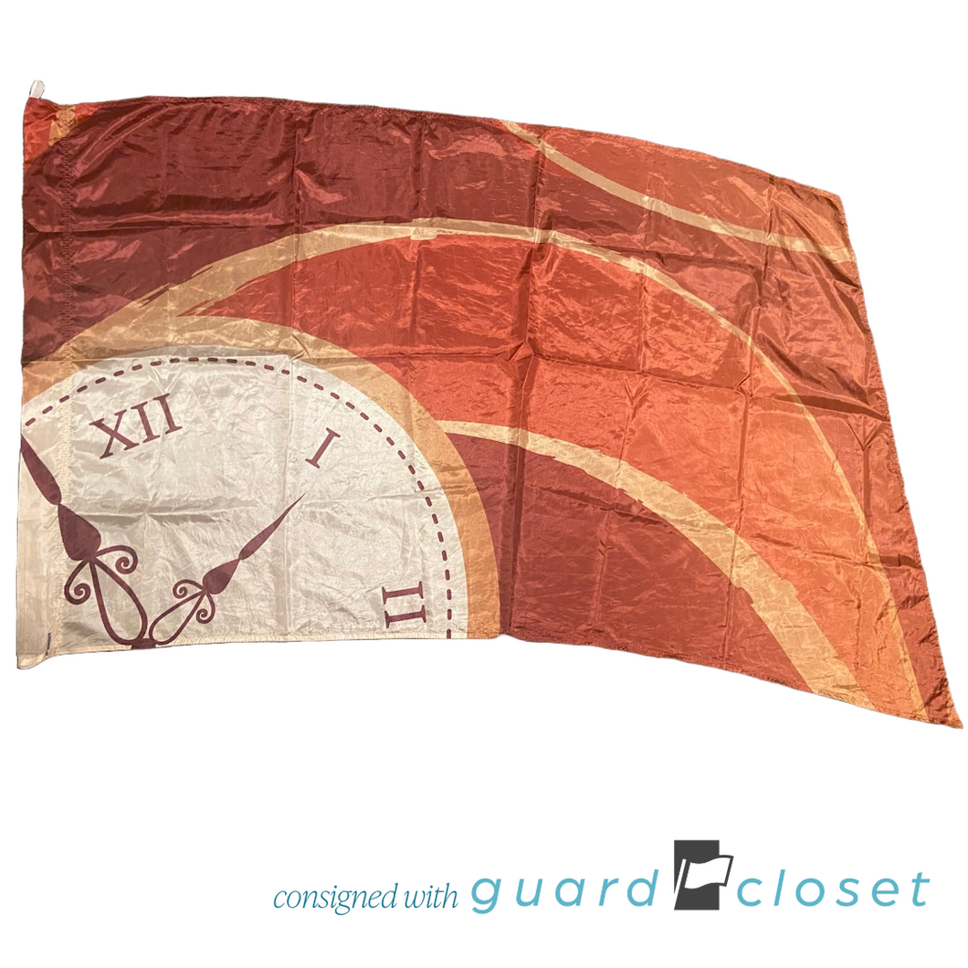 25 Brown Clock Time Flags by McCormicks
