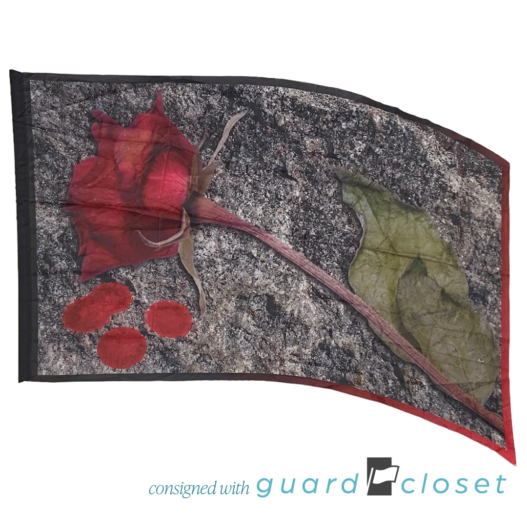Red Rose Flags | guardcloset | Set of 12