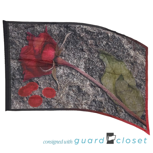 Red Rose Flags | guardcloset | Set of 12