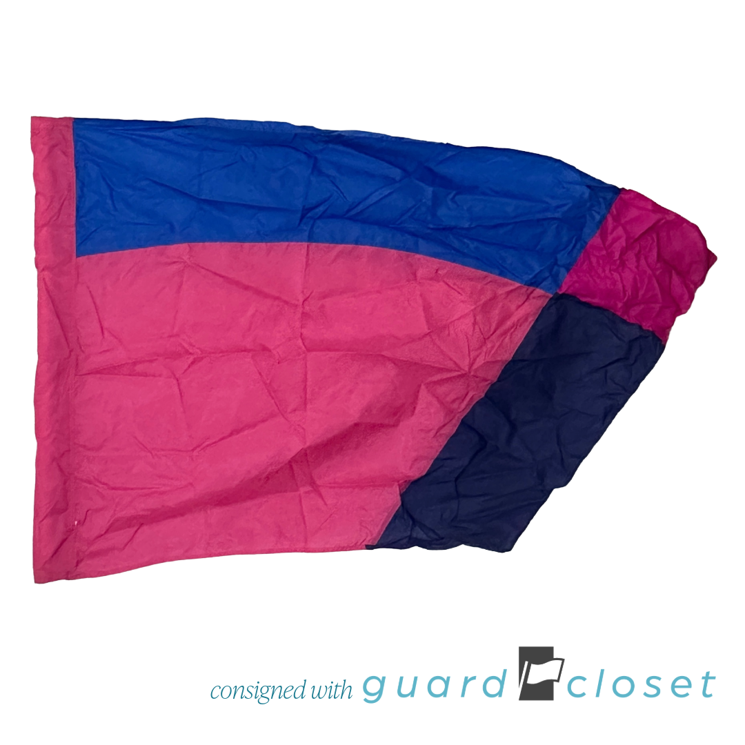 9 Pop Color Curved Block Flags by Director's Showcase