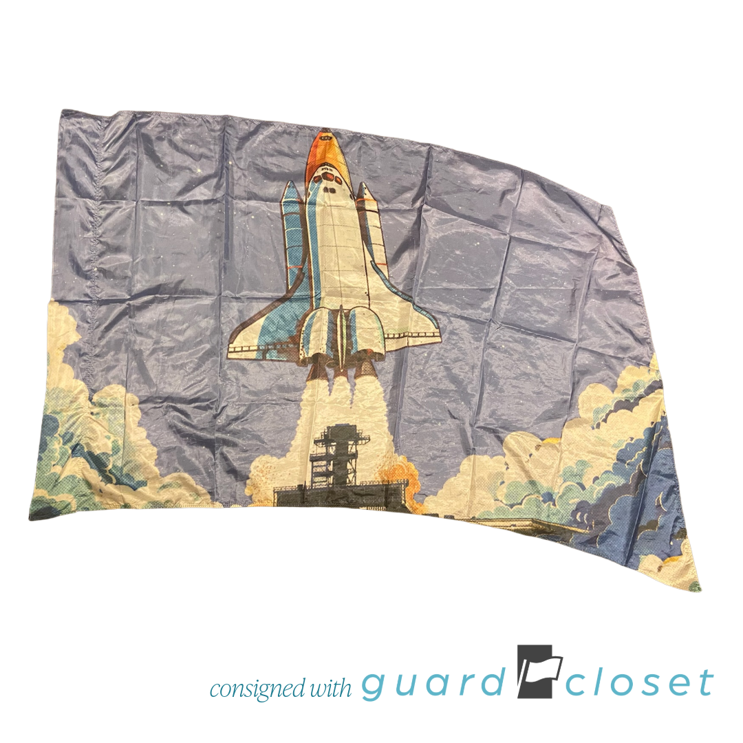 13 Space Shuttle Launch Flags by Synced Up Designs