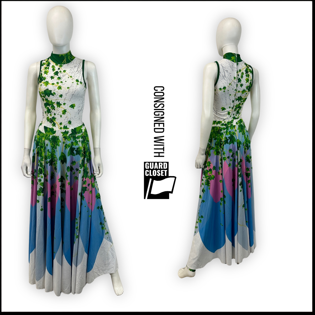 Blue Bloom Flower Skirts | Dance Sophisticates | Set of 22