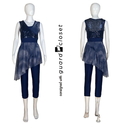 8 Sleeveless Capri Skirted Unitard in assorted colors by A Wish Come True