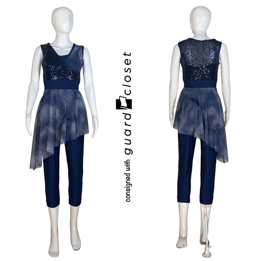 8 Sleeveless Capri Skirted Unitard in assorted colors by A Wish Come True