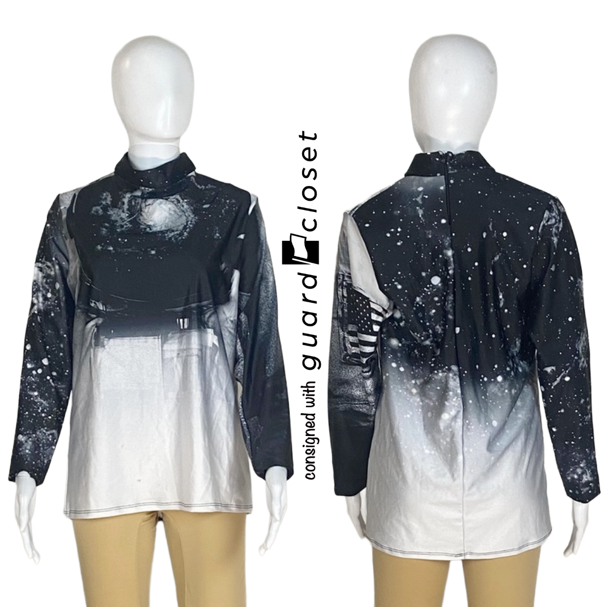 75 Purple Blue Astronaut Space Galaxy Performance Tops by McCormicks