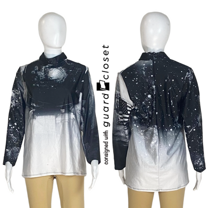75 Purple Blue Astronaut Space Galaxy Performance Tops by McCormicks