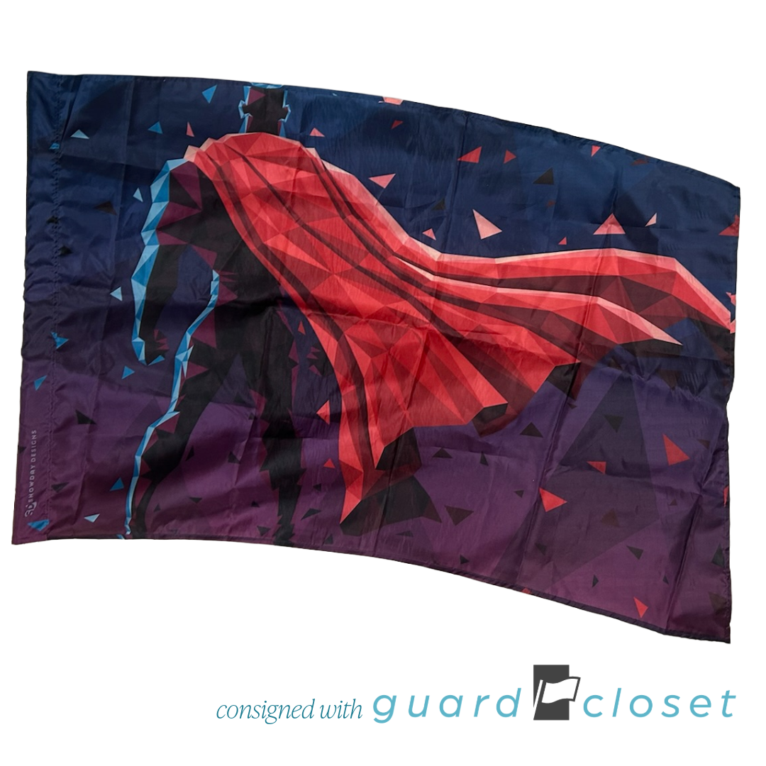 10 Multi Color Varied Superhero Flags by Showday