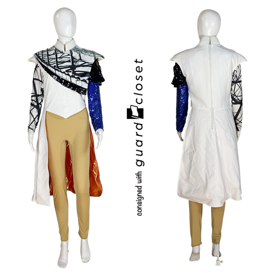 55 White and Black Blue Orange Long Sleeve Shirts with Sleeveless Jackets