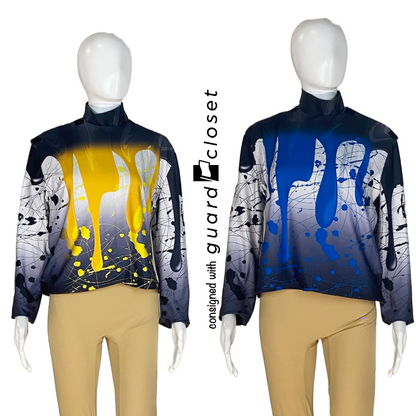 162 Artist Paint Splatter Convertible Reveal Performance Tops by StylePlus