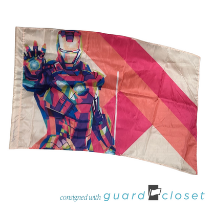10 Multi Color Varied Superhero Flags by Showday