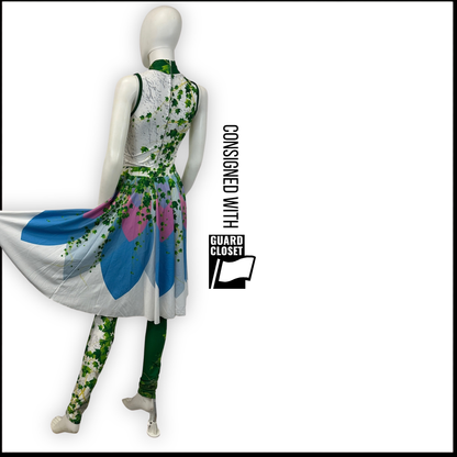 Blue Bloom Flower Skirts | Dance Sophisticates | Set of 22