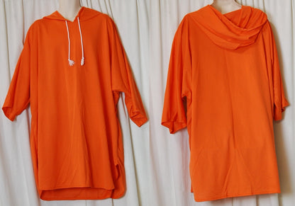 85 oversized orange hooded Algy tunics