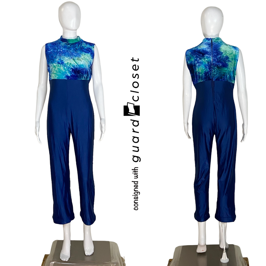 23 Dark Blue and Shades of Blue Sleeveless Unitards by Band Shoppe