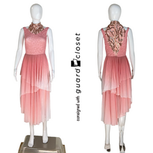 Load image into Gallery viewer, 17 Pink Sleeveless Dresses with Built In Leotards by F. J. Miller
