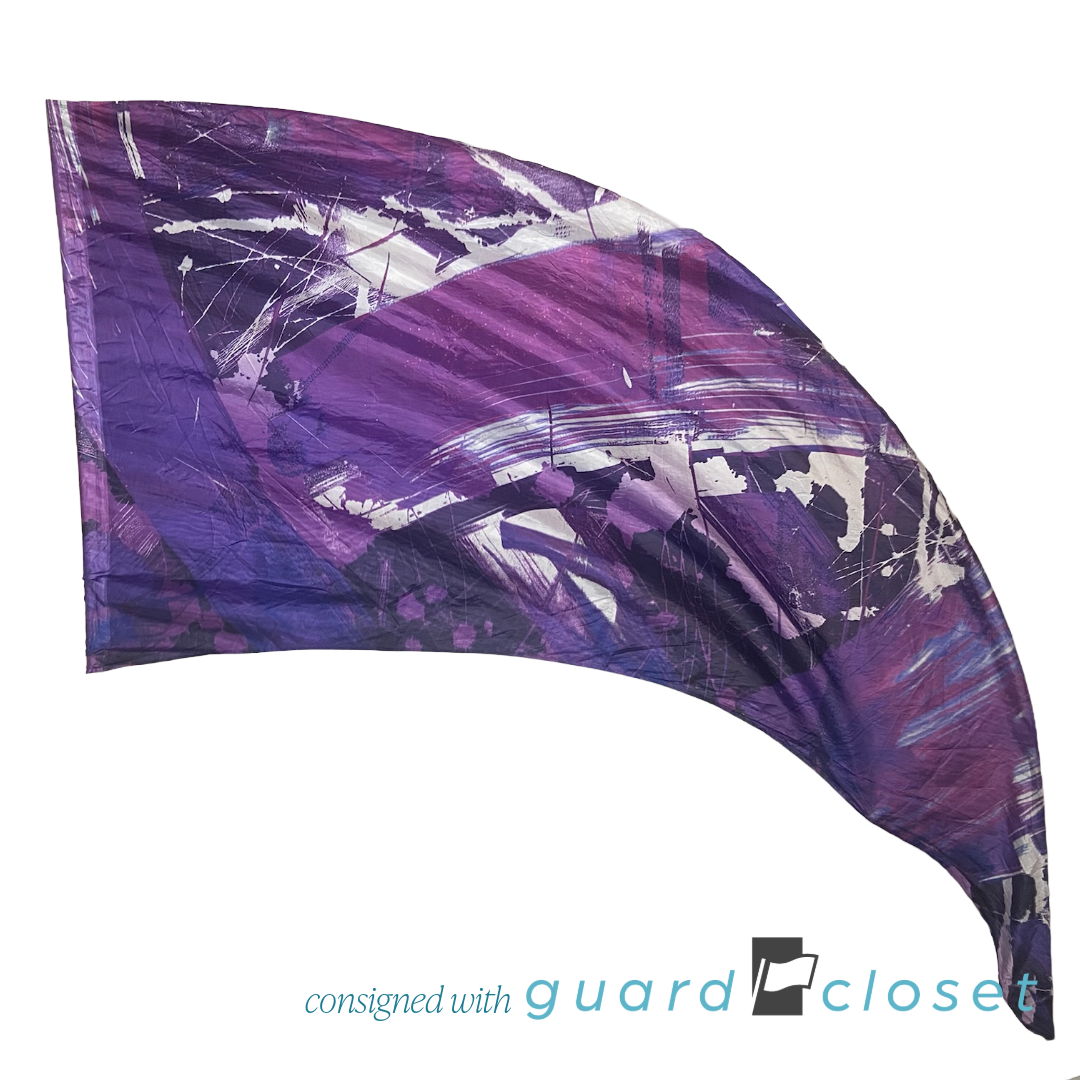 50 Purple Abstract Swing Flags