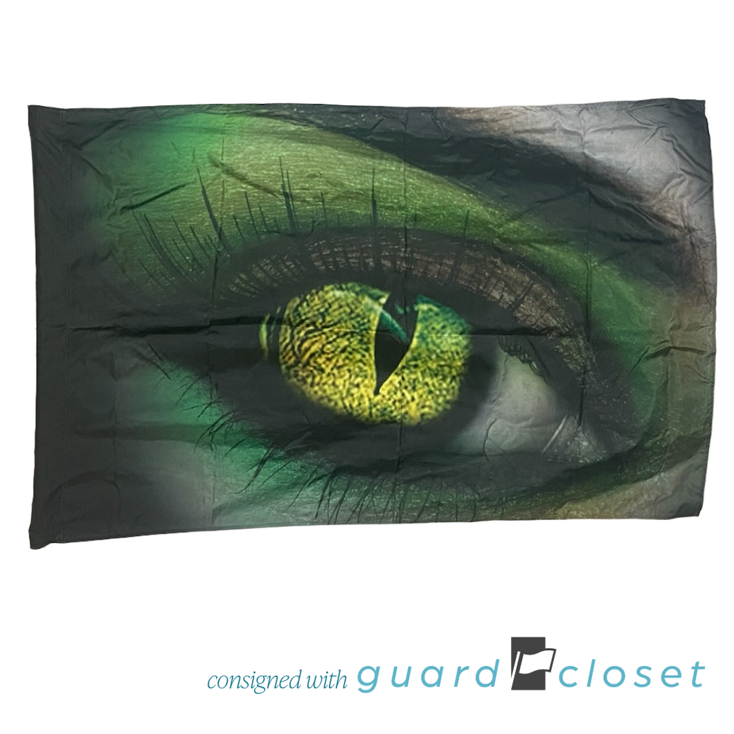 13 Green Snake Witch Dragon Eye Flags by Band Shoppe