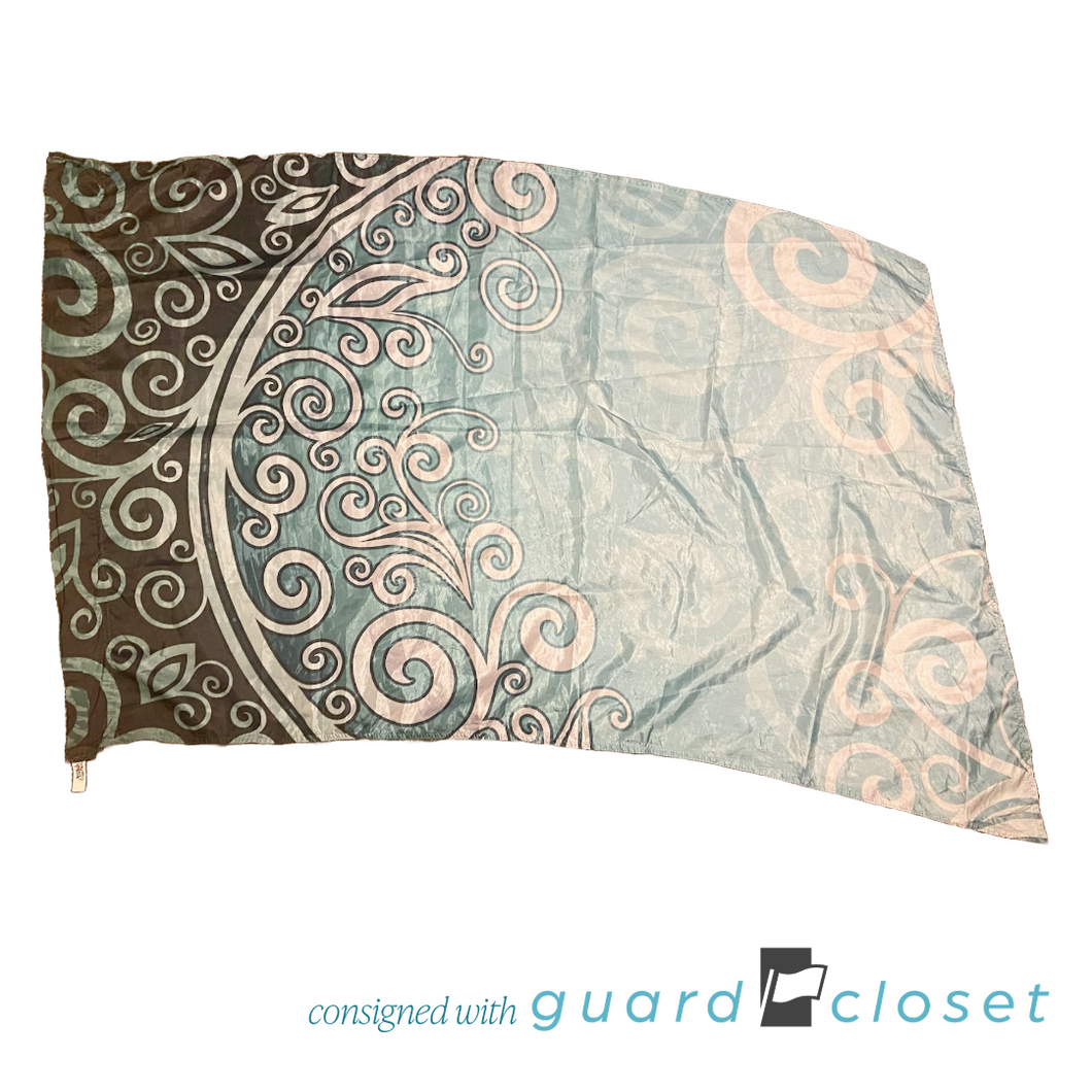 14 Teal Shaded Filigree Flags by A Wish Come True