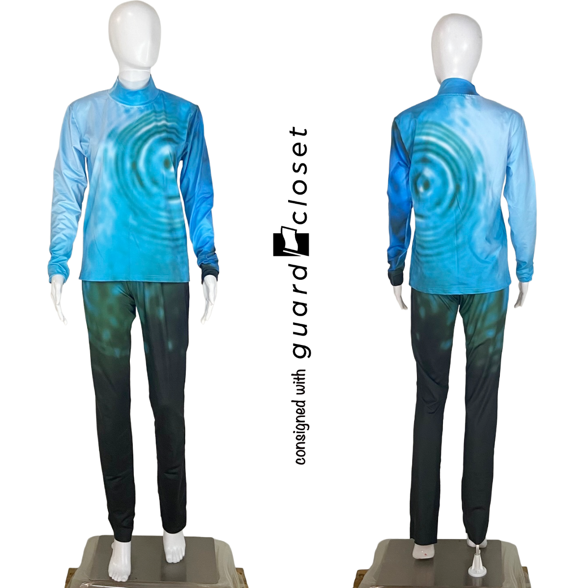 26 Blue Green Water Droplet Shirts and Pants by Prop Vinyls