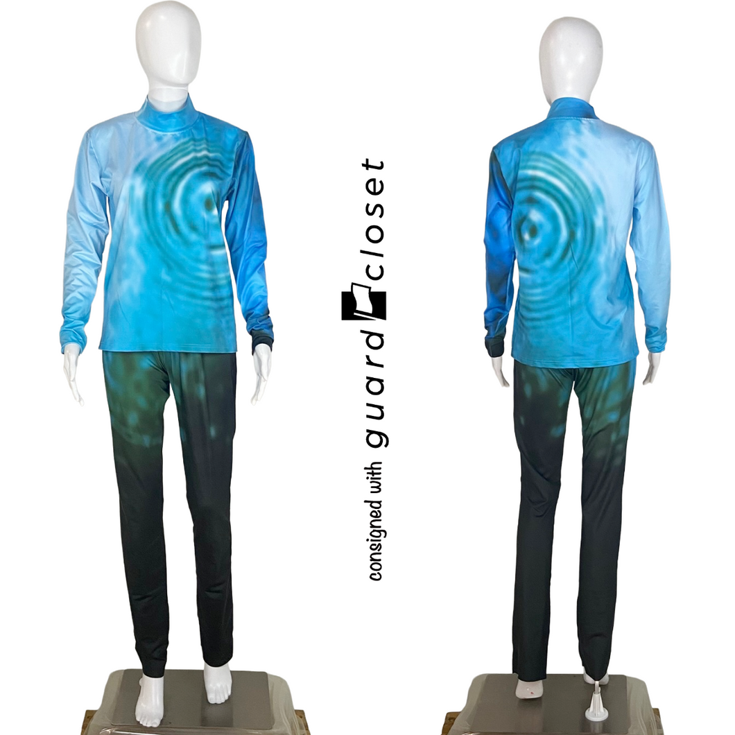 26 Blue Green Water Droplet Shirts and Pants by Prop Vinyls
