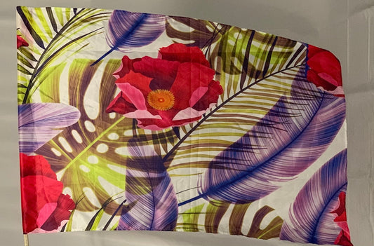 40 tropical jungle flower Flags