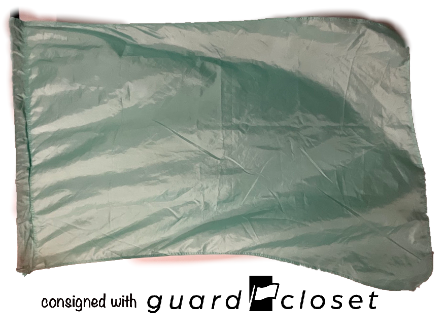 16 solid aqua flags