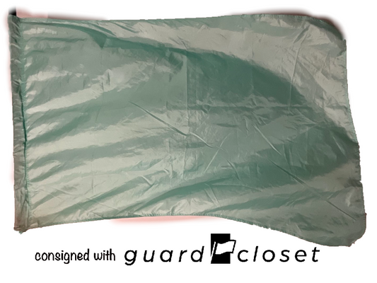 16 solid aqua flags