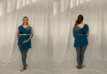 Load image into Gallery viewer, 10 gray silver aqua A Wish Come True unitards
