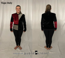 Load image into Gallery viewer, 30 black gray maroon performance tops Team Go Figure!
