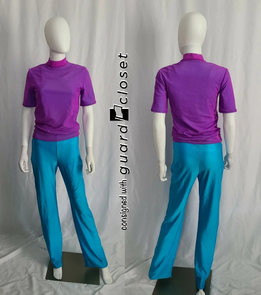 19 total aqua purple uniforms by Creative Costuming & Designs