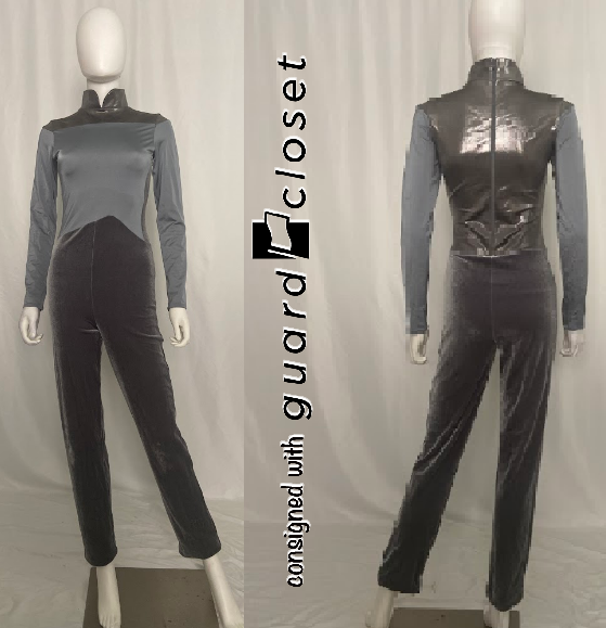 9 gray long sleeve unitards by Georgie Girl