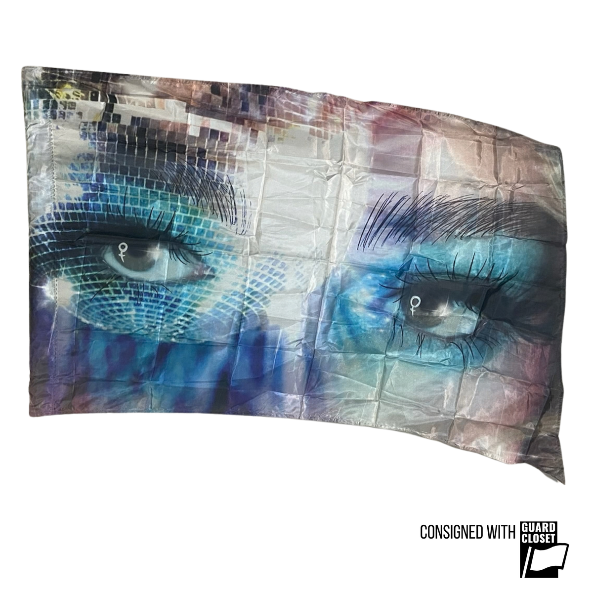 Shades of Blue Eyes Face Flags | StylePlus | Set of 4