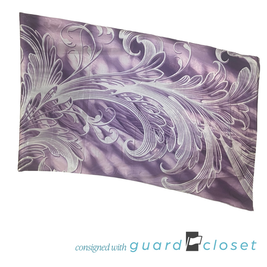 39 Purple Filigree Flags by Field & Floor FX