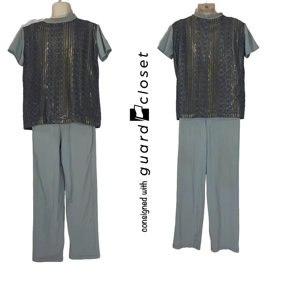 14 Gold Gray Varied Styles dresses/unitards