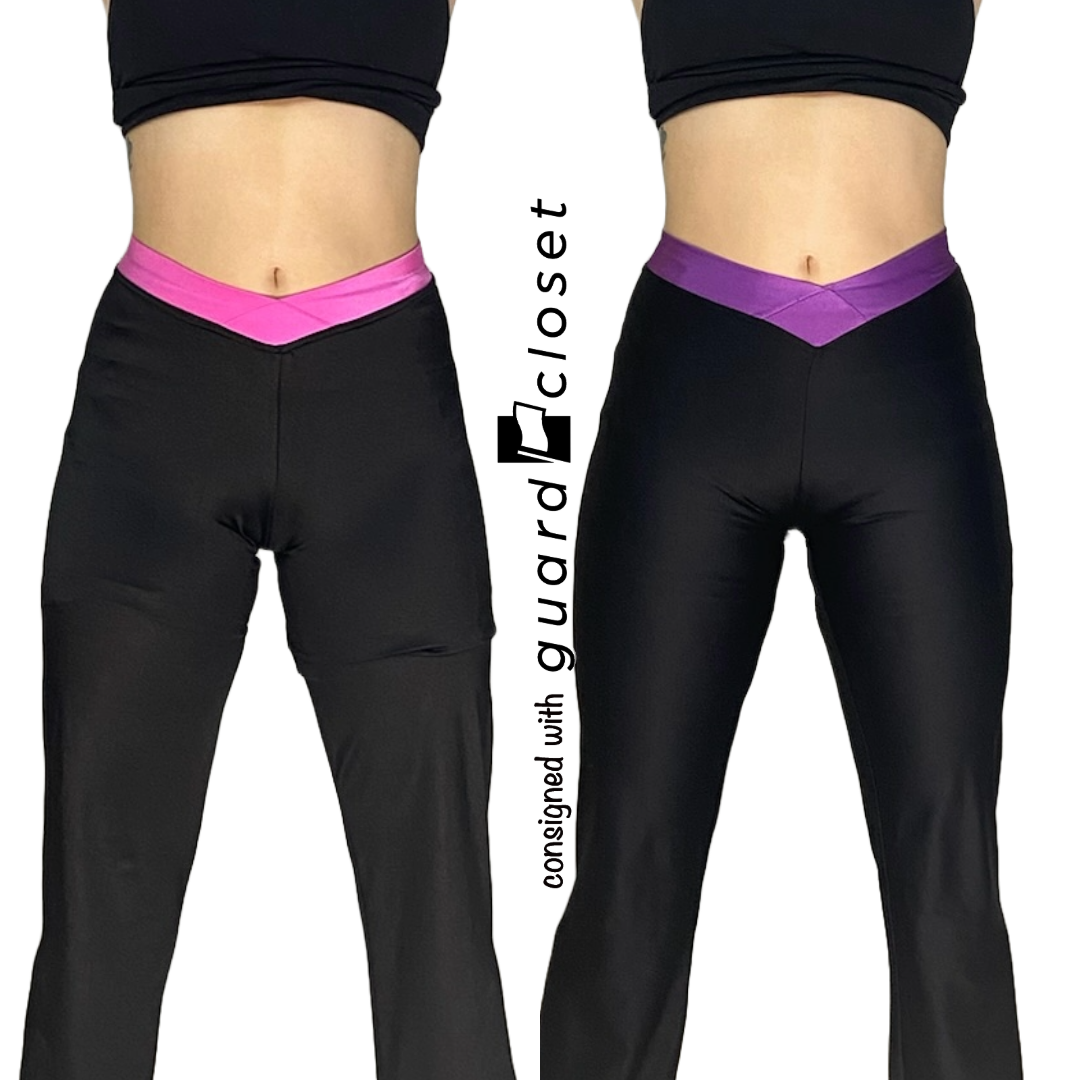 12 Black Pants with varied Colored Waistbands by Baltogs