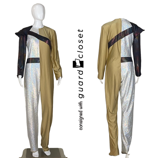 29 Tan Black Silver Unitards by The Band Hall