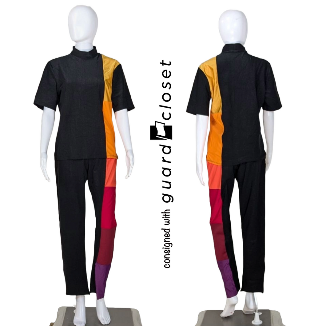 22 Top/26 Pants Red Orange Yellow Black by Creative Costuming & Designs