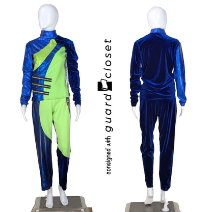 22 Tops and 35 Pants Blue Green By Creative Costuming & Designs