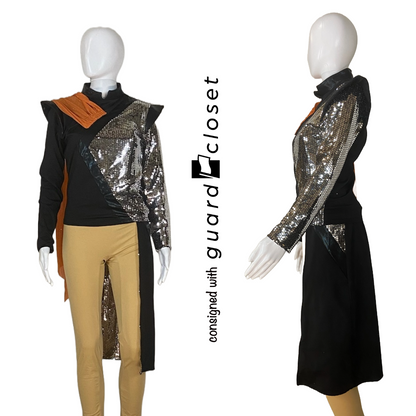 31 Black Orange Silver Performance Tops & 27 Drapes by Algy