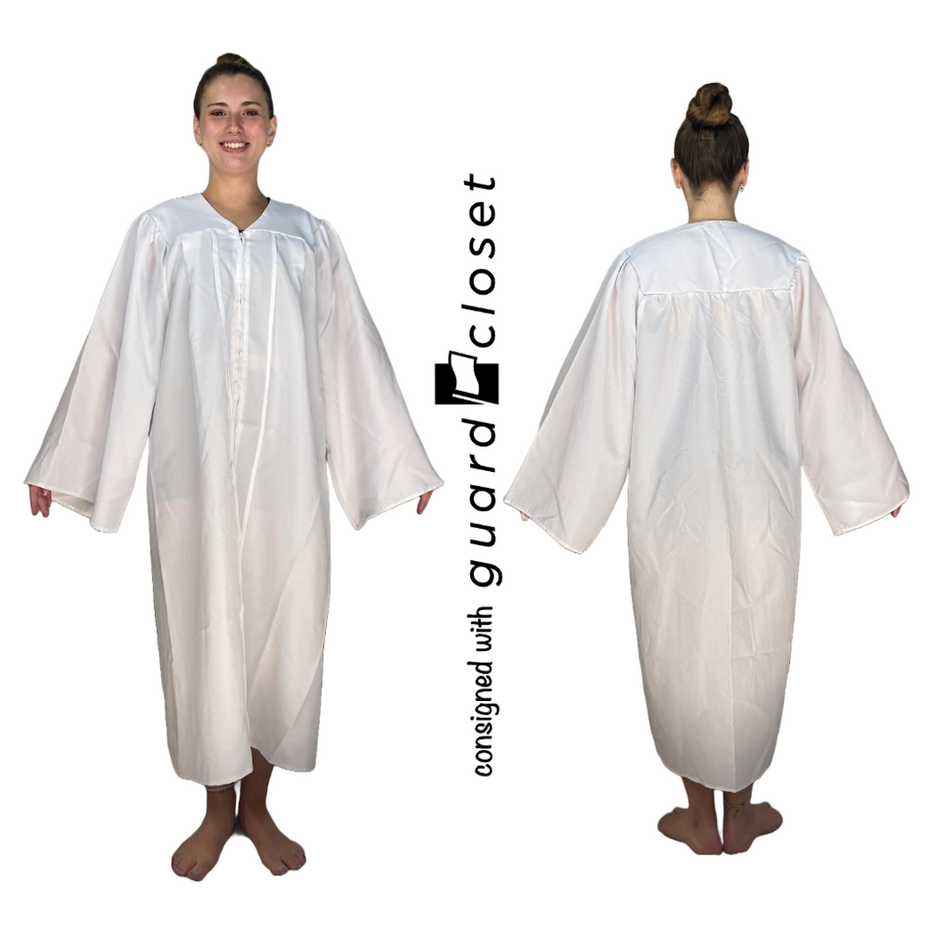 8 White Graduation Gown/Choir Robes