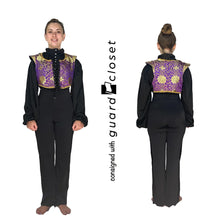 Load image into Gallery viewer, 16 Total Purple Gold Black Varied Dresses, Unitards &amp; Vests

